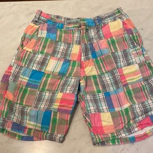 Cape Madras Plaid Shorts Size 34